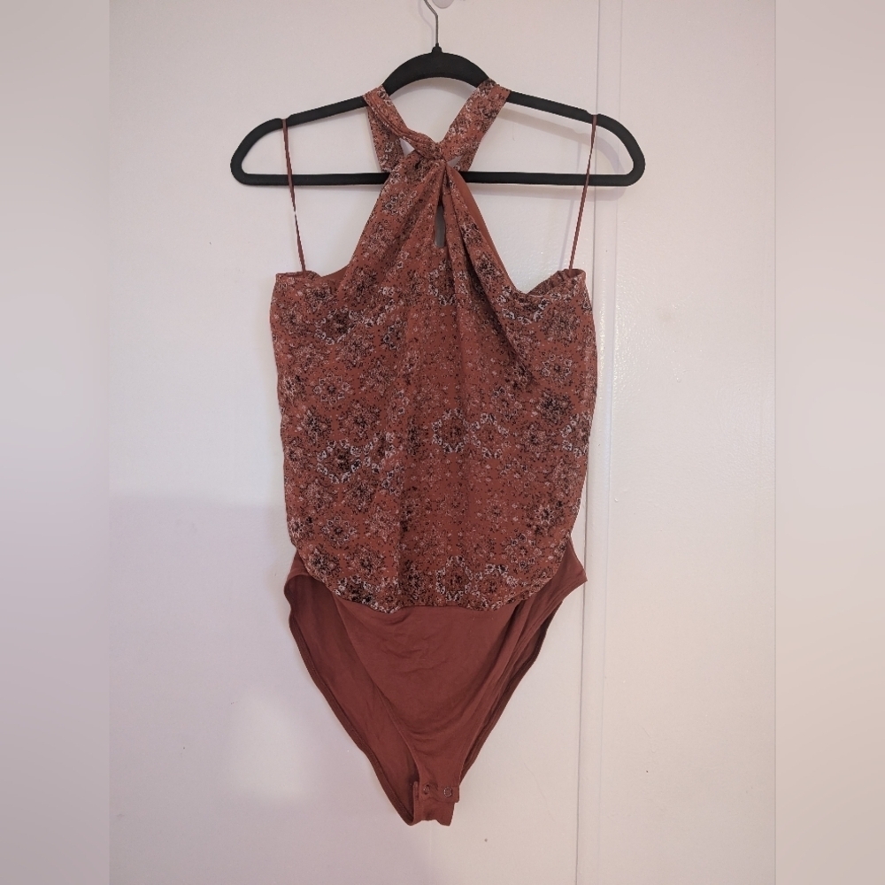 Maurices Terracotta Floral Top